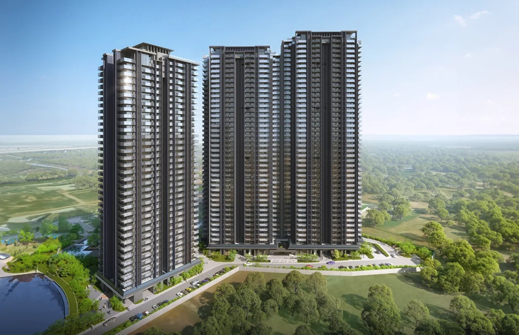 Krisumi Waterfall luxury residential towers offering premium 2 BHK & 3 BHK residences in Gurgaon